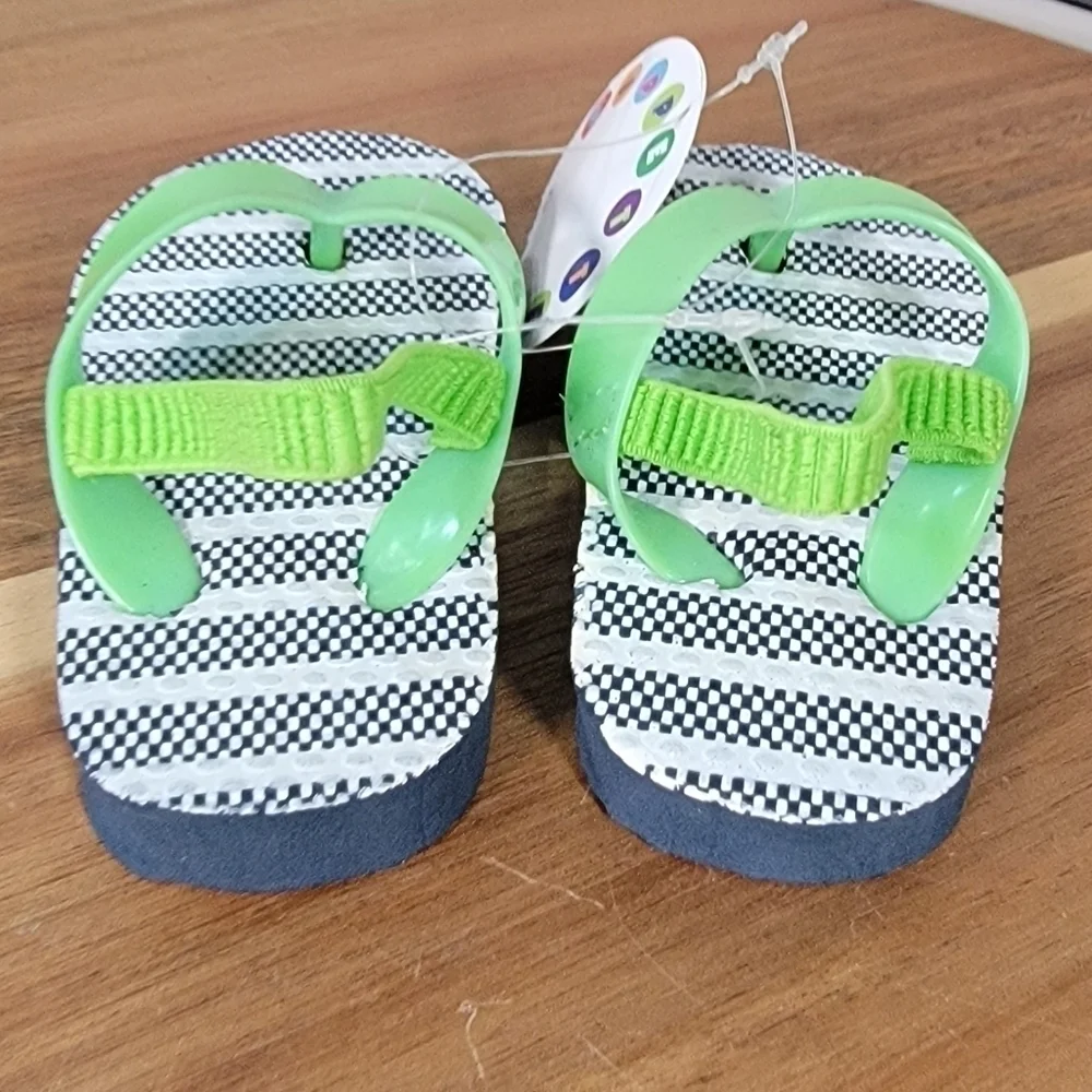 Wippette Blue and green Baby sandals pool beach Size XS